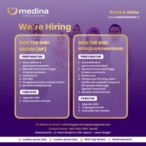 LOKER DOKTER MEDINA, klinik gigi jepara medina